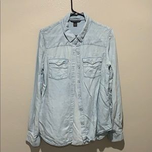 Victoria’s Secret Jean button down shirt